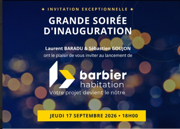 Inauguration Barbier habitation